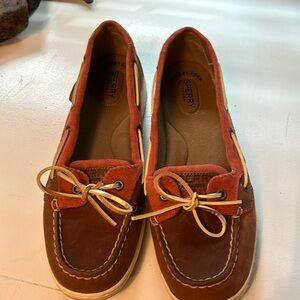 Sperry top siders, worn twice